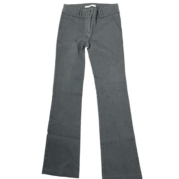 Have Pants LOT 2 Bootcut Mid Rise Dress Slacks Stretch Gray Medium 8 10 Business - Picture 2 of 6